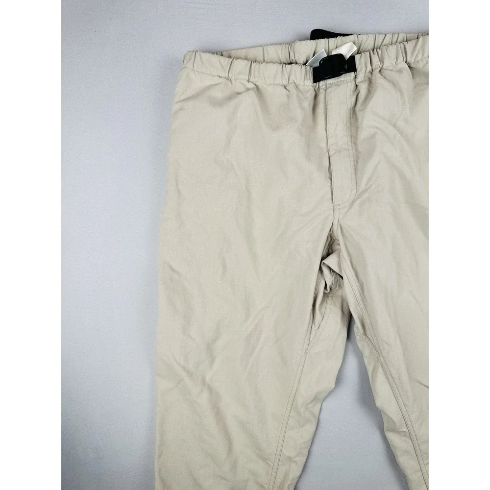 Vintage 90s The North Face Canvas Hiking Pants Beige Elastic Waist Men's XL